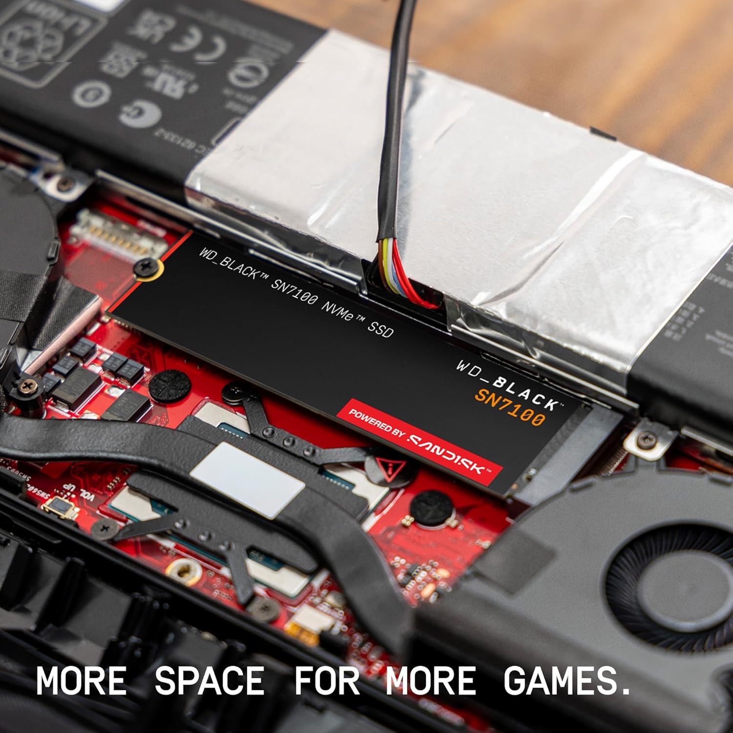 WD SN7100 1TB M.2 NVME GEN4 72506900 MBPS INTERNAL SSD BLACK WDS100T4X0E - Image 3