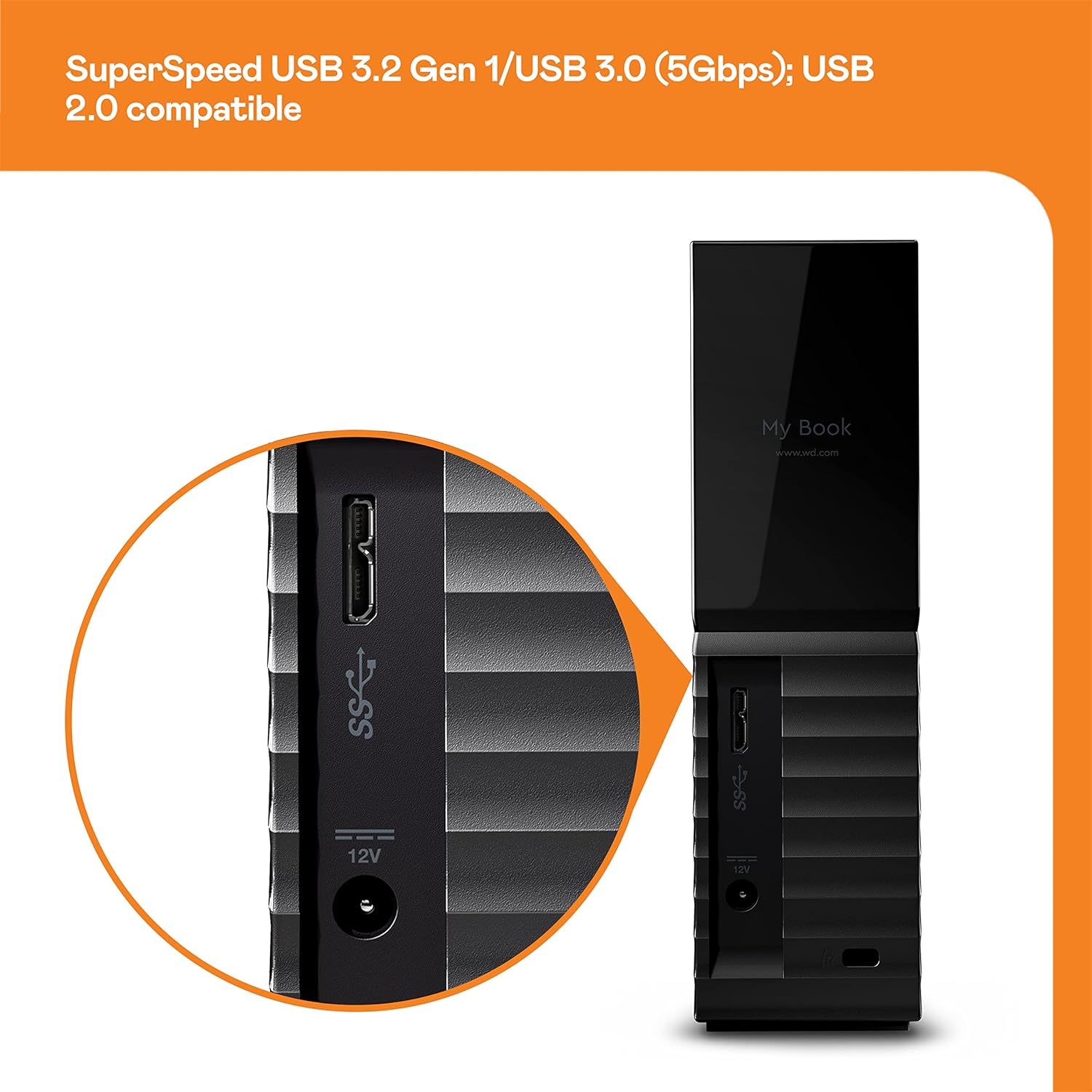 WD ESSENTIAL MY BOOK 6TB USB WDBBGB0060HBK-EESN - Image 4