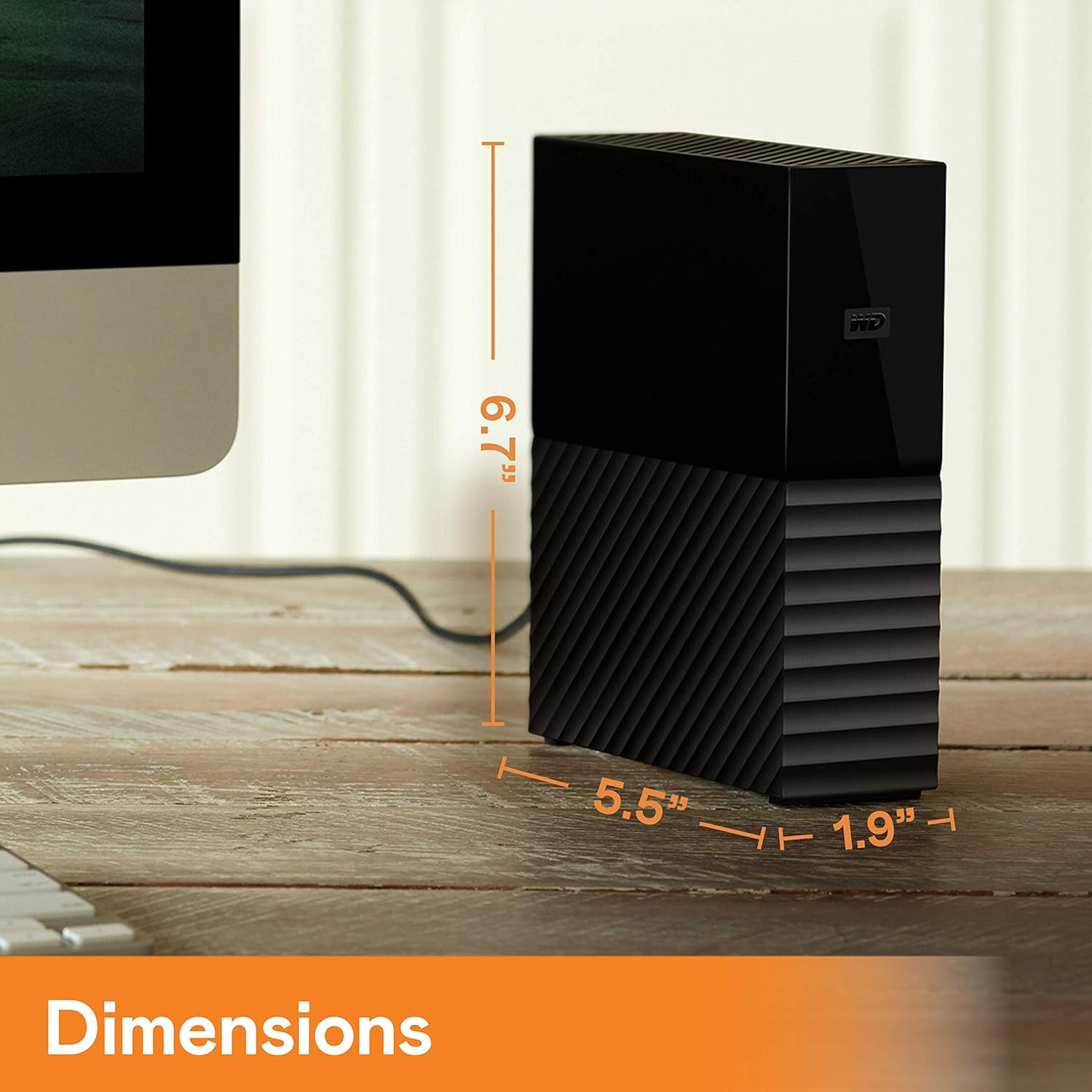 WD ESSENTIAL MY BOOK 6TB USB WDBBGB0060HBK-EESN - Image 3