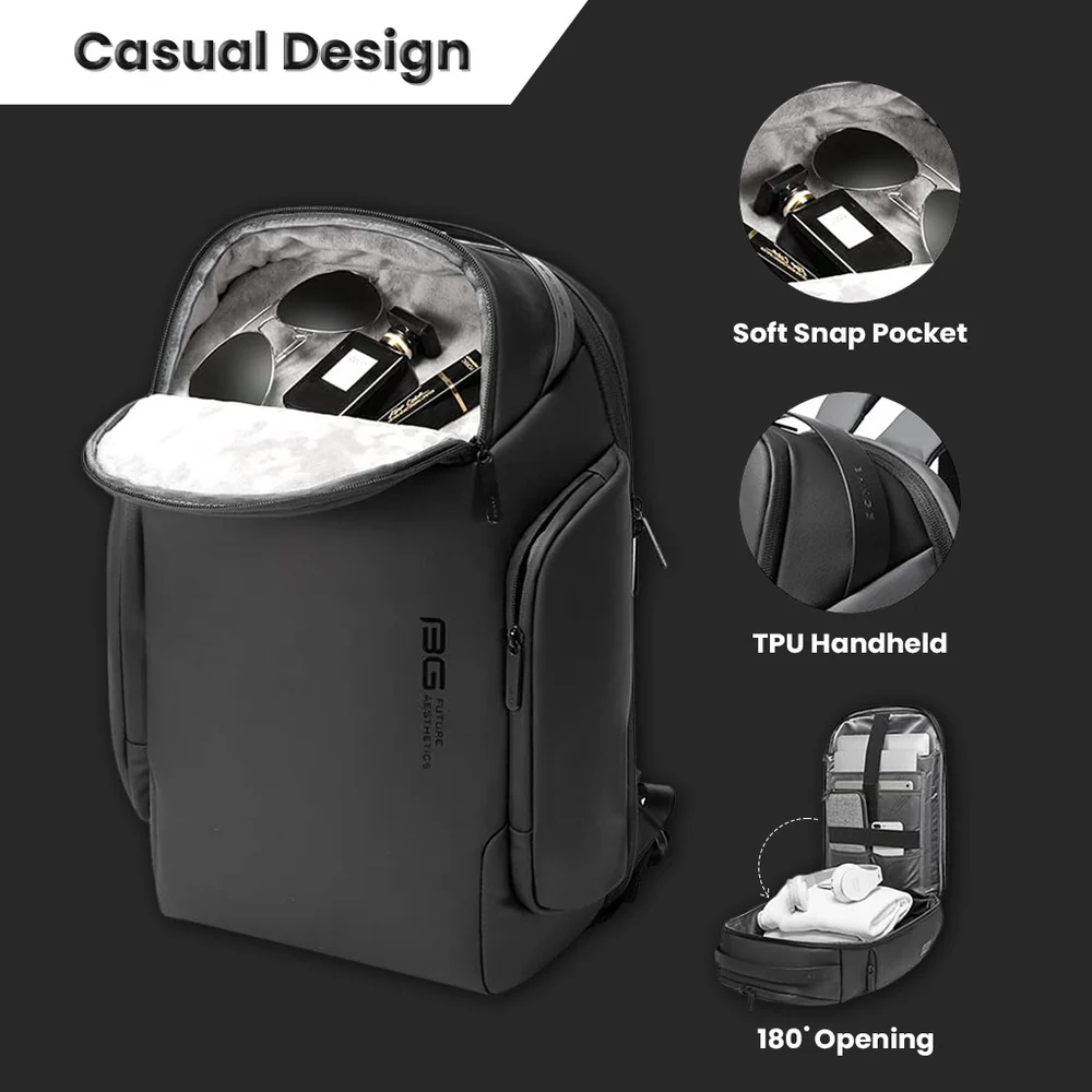 BANGE BACKPACK BLACK BG-7277-15 - Image 5