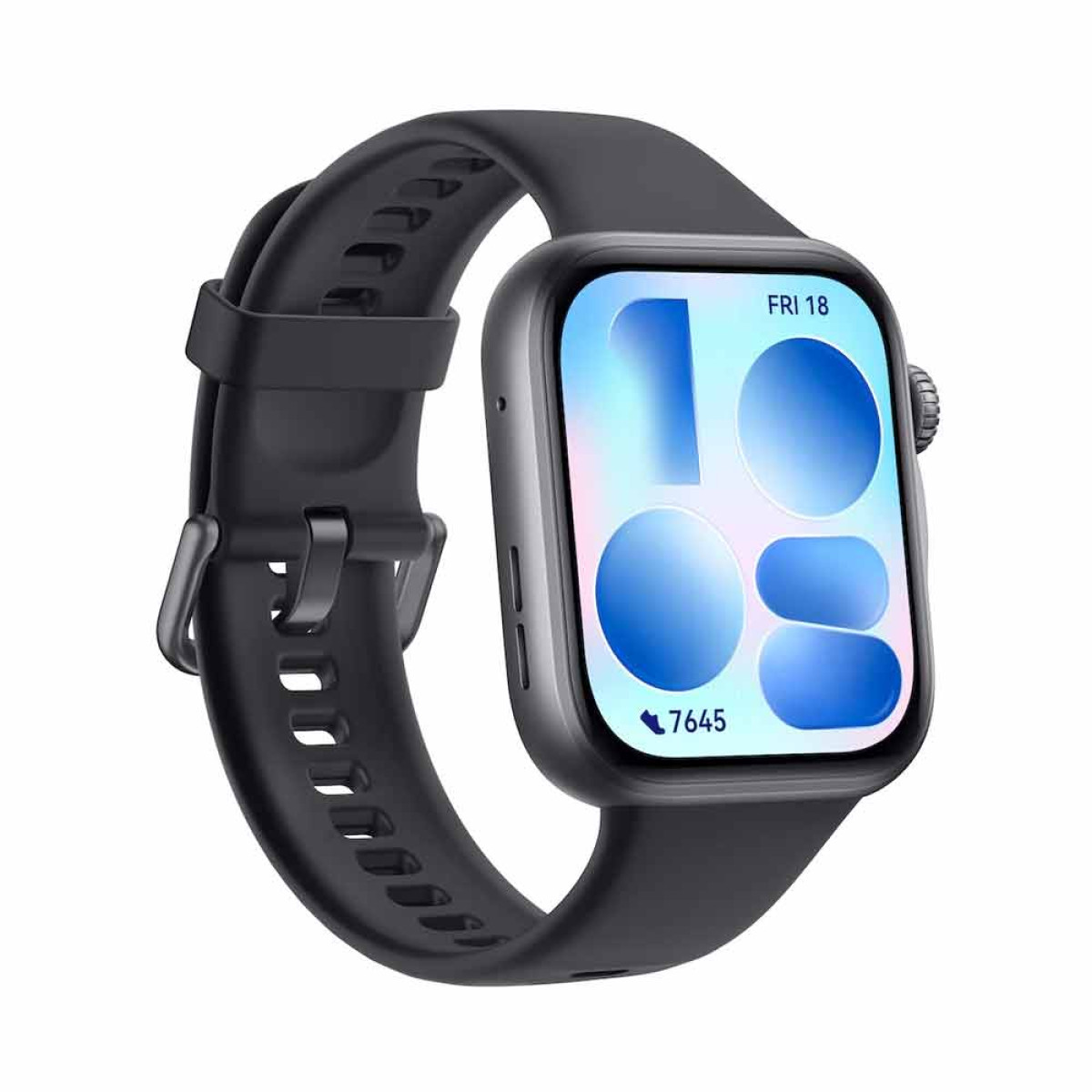 HUAWEI WATCH FIT 5 BLACK ALUMINUM ALLOY CASE BLACK FLUOROELASTOMER STRAP NKI-B09 55020HRL - Image 5