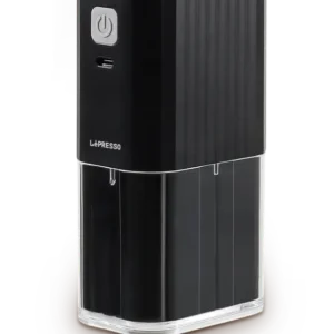 Enjoy freshly ground coffee anytime with the LEPRESSO JETGRIND RECHARGEABLE COFFEE GRINDER BLACK LPCFFJG0032BK