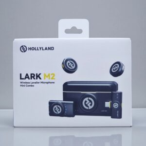 HOLLYLAND LARK M2 WIRELESS LAVALIER MICROPHONE MINI COMBO SHINE CHARCOAL
