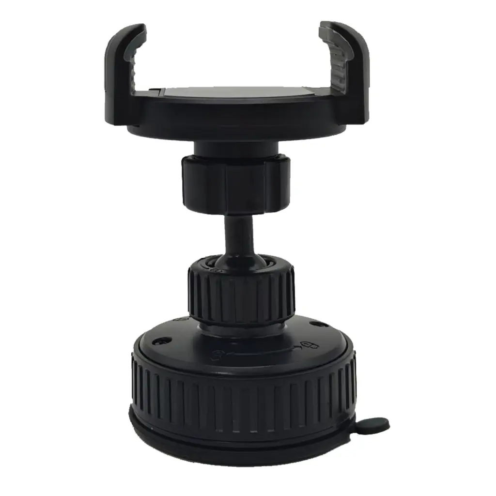 PORODO BLUE CAR PHONE HOLDER MULTI SURFACE MOUNTING BLACK PBCT02BK - Image 2
