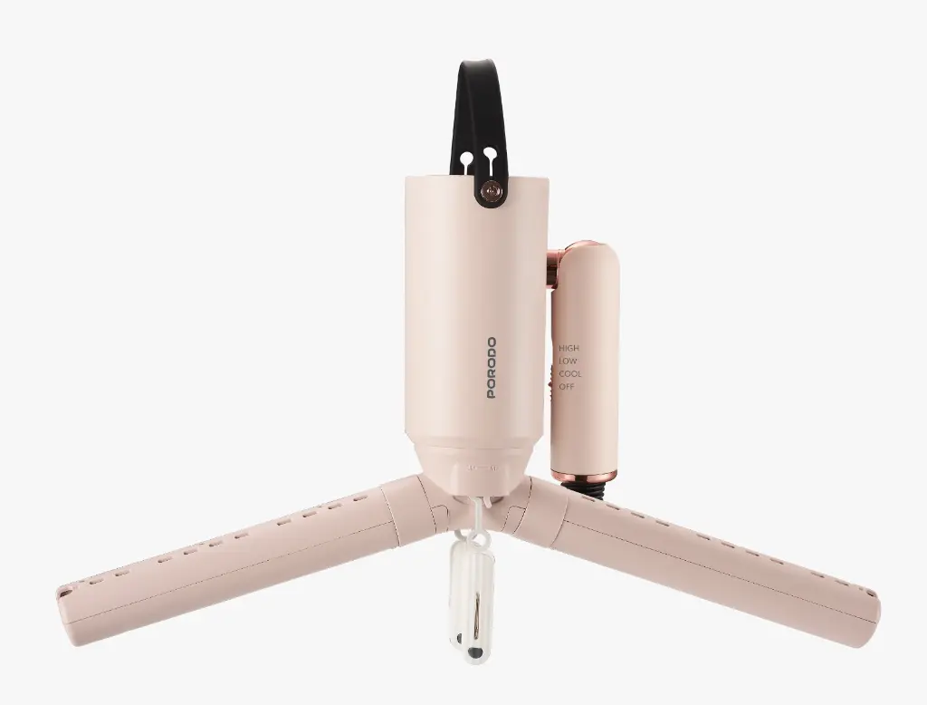 PORODO DRYDUO 2 IN 1 HAIR AND GARMENT DRYER PINK PDLFSTD32PK - Image 2