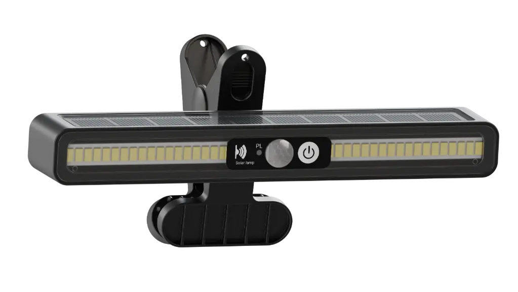 PORODO LIFESTYLE MARS OUTDOOR SOLAR SENSOR LIGHT BUILT IN MOTION SENSOR BLACK PDMWD0710BK - Image 2