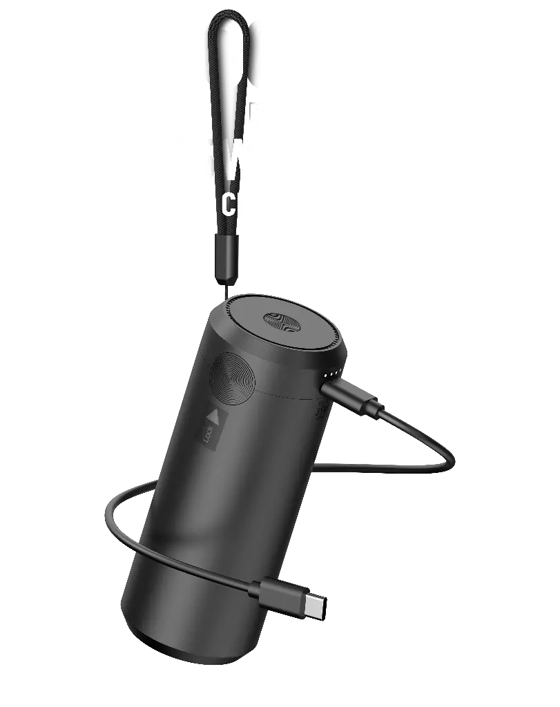 PORODO TORNADO PRIME PORTABLE VACUUM CLEANER AND BLOWER 6000MAH POWER BANK BLACK-PDS5BK - Image 5