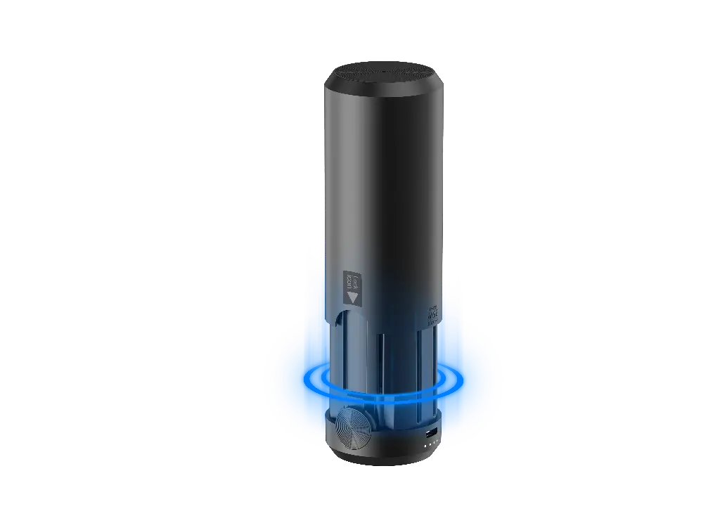 PORODO TORNADO PRIME PORTABLE VACUUM CLEANER AND BLOWER 6000MAH POWER BANK BLACK-PDS5BK - Image 3
