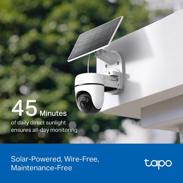 TP-LINK TAPO 2K SOLAR POWERED PAN-TILT SECURITY CAMERA KIT TAPO C610 KIT - Image 5