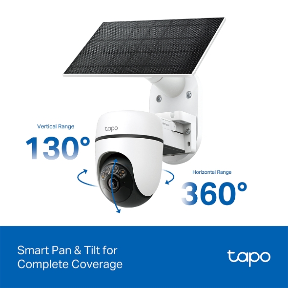 TP-LINK TAPO 2K SOLAR POWERED PAN-TILT SECURITY CAMERA KIT TAPO C610 KIT - Image 8