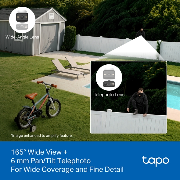 TP-LINK TAPO SOLAR POWERED DUAL LENS PAN-TILT SECURITY CAMERA KIT TAPO C645D KIT - Image 6
