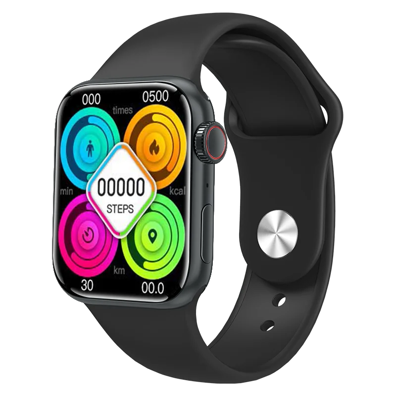 PAWA OPULENT SERIES SMART WATCH 45MM GRAY ALUMNIUM CASE WITH BLACK LOOP PW-08S-BK - Image 3