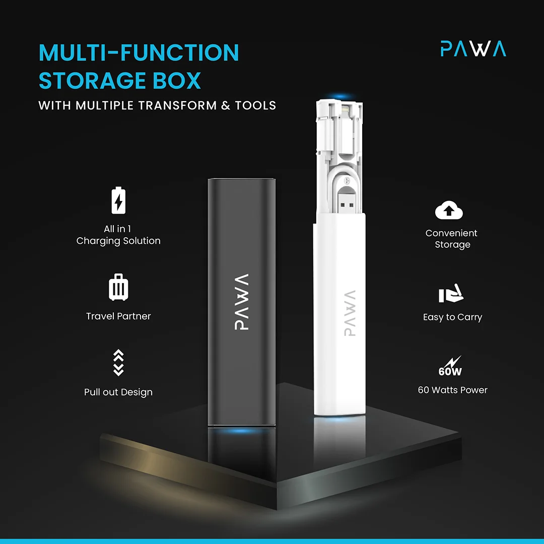 PAWA MULTI FUNCTION STORAGE BOX 60W WHITE PWMFSB-WH - Image 4
