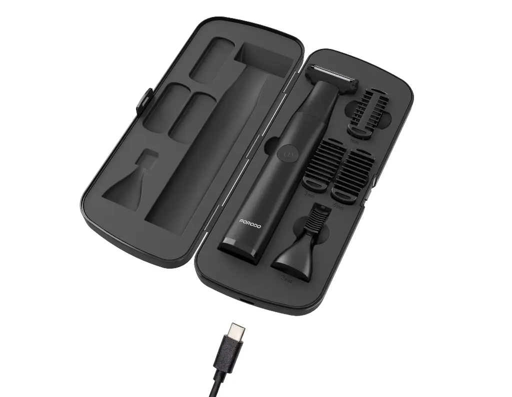 PORODO LIFESTYLE VELTRIM RECHARGEABLE TRIMMER BLACK PDLSFTAD3BK - Image 3