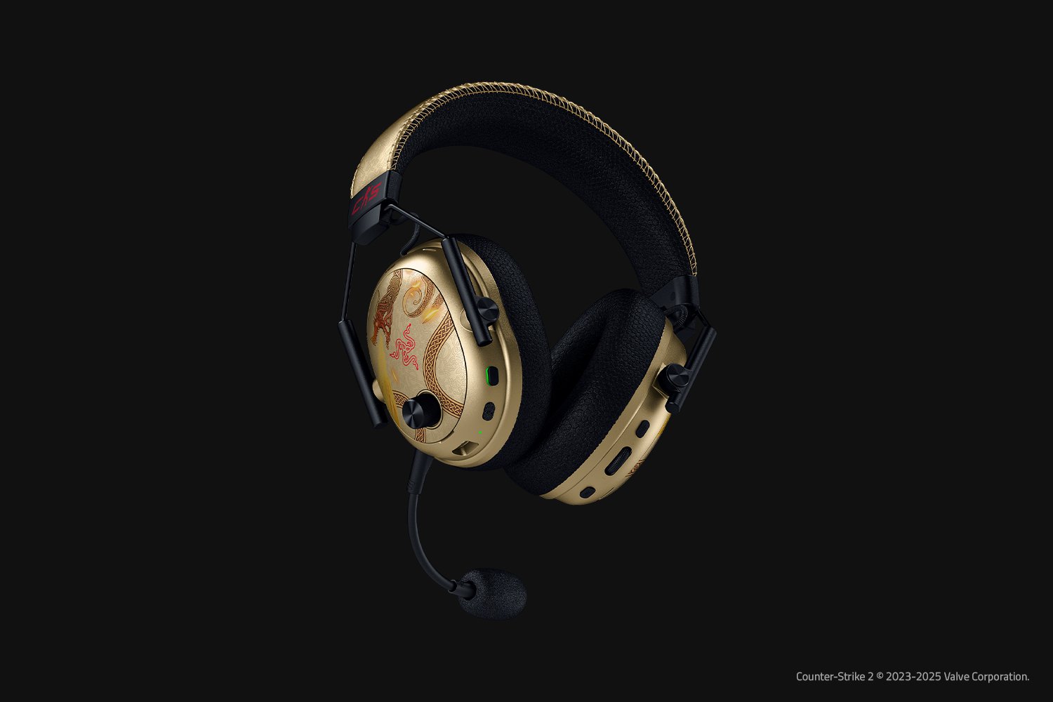 RAZER BLACKSHARK V3 PRO WIRELESS ANC ESPORTS HEADSET COUNTER-STRIKE 2 EDITION RZ04-05400800-R3M1 - Image 3