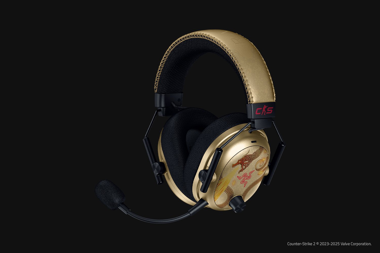 RAZER BLACKSHARK V3 PRO WIRELESS ANC ESPORTS HEADSET COUNTER-STRIKE 2 EDITION RZ04-05400800-R3M1 - Image 4