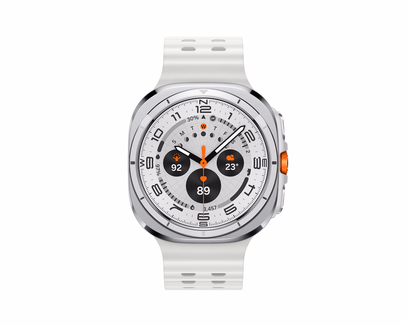 SAMSUNG GALAXY WATCH ULTRA (2025) 47MM LTE TITANIUM WHITE SM-L705FZS1XSG - Image 2