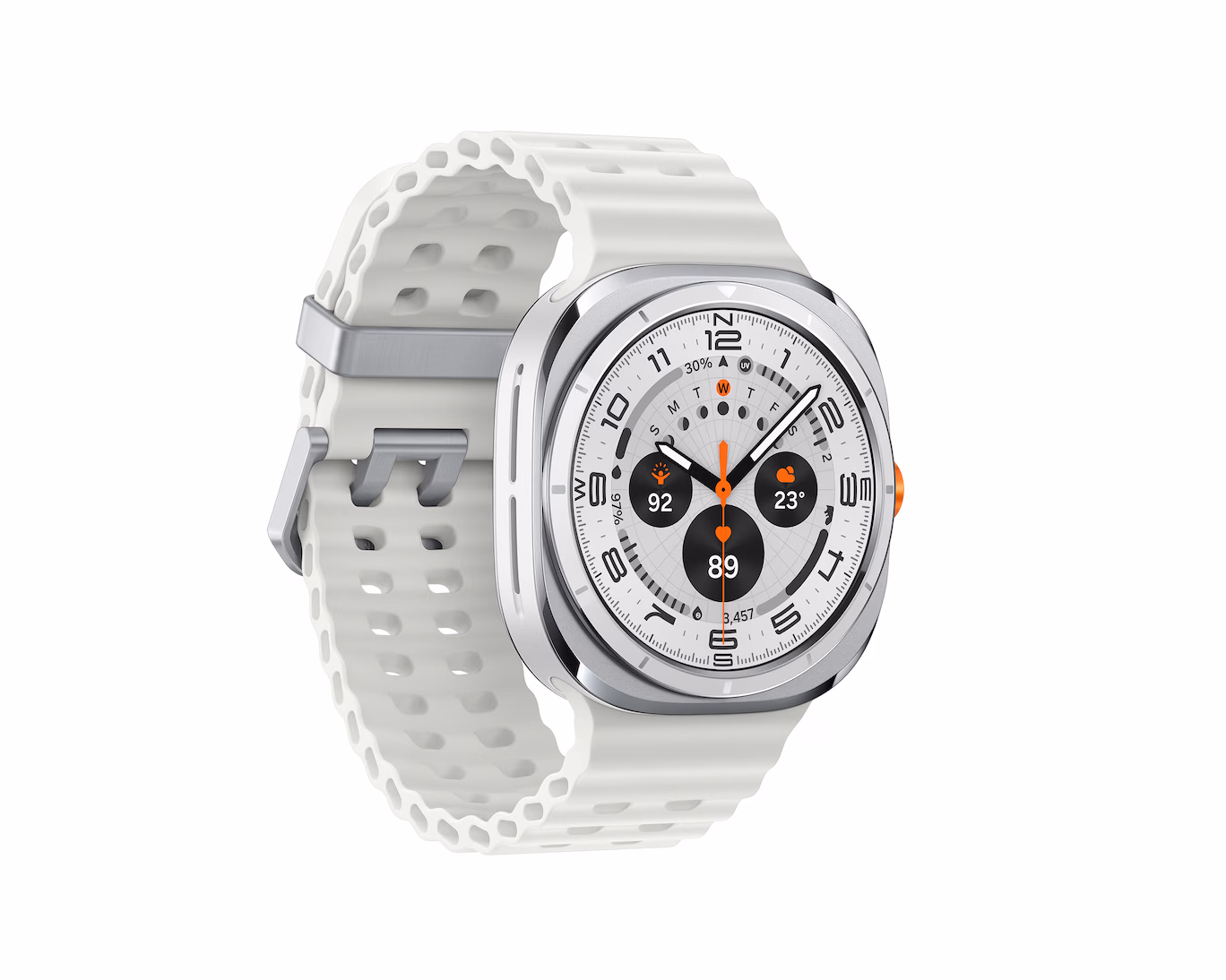 SAMSUNG GALAXY WATCH ULTRA (2025) 47MM LTE TITANIUM WHITE SM-L705FZS1XSG - Image 3