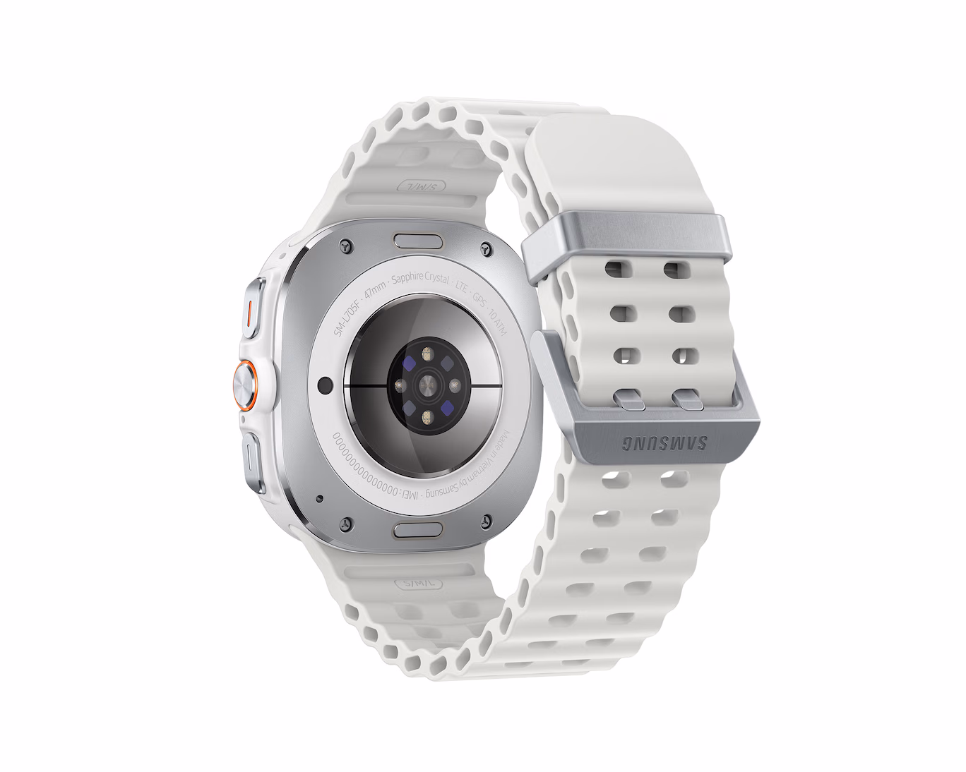 SAMSUNG GALAXY WATCH ULTRA (2025) 47MM LTE TITANIUM WHITE SM-L705FZS1XSG - Image 4