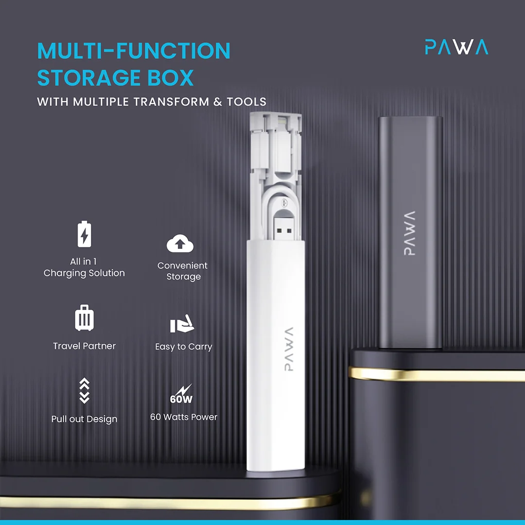PAWA MULTI FUNCTION STORAGE BOX 60W WHITE PWMFSB-WH - Image 3