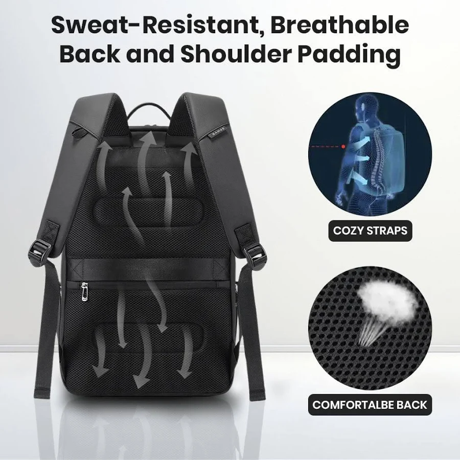 BANGE BACKPACK BLACK BG-S53 - Image 6
