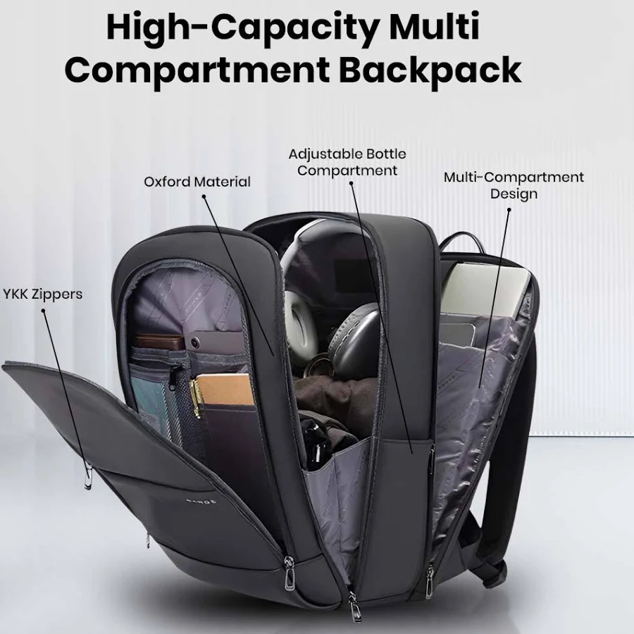 BANGE BACKPACK BLACK BG-S53 - Image 4