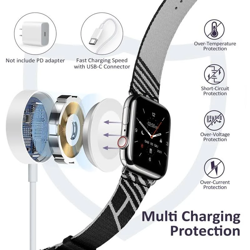 APPLE WATCH MAGNETIC USB CHARGING CABLE 2M MX2F2 - Image 7
