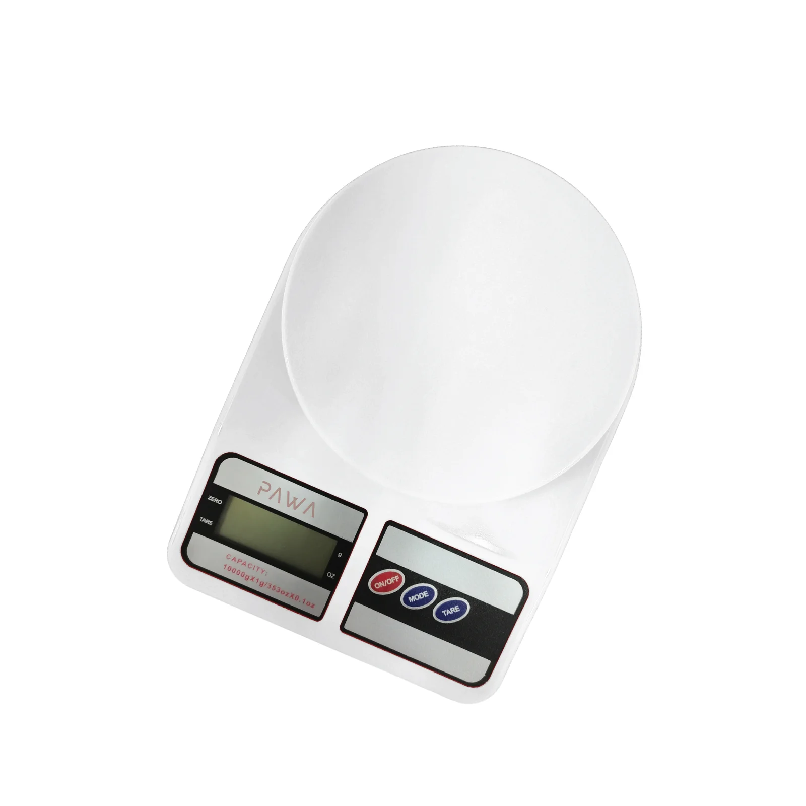 PAWA ELECTRONIC FOOD SCALE MAX 10KG WHITE PW-MFDSCL25-WH - Image 2