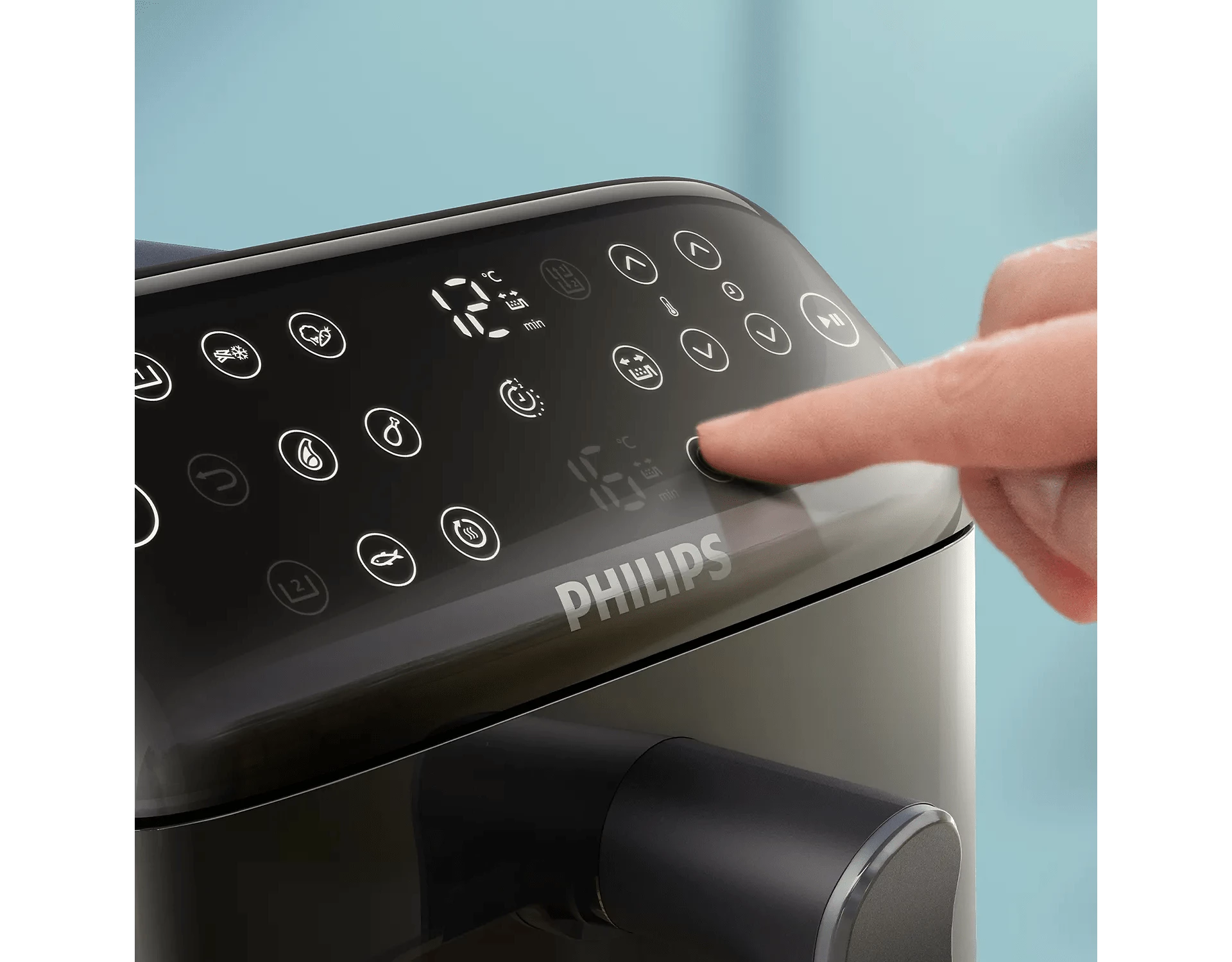 PHILIPS AIRFRYER 4000 SERIES STACKED DUAL BASKET BLACK NA46009 - Image 8