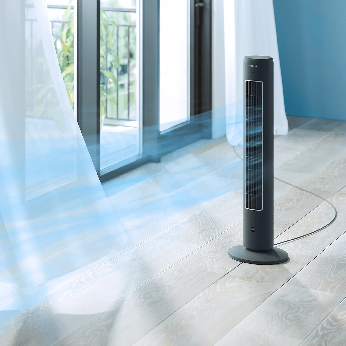PHILIPS TOWER FAN 5000 SERIES HIGH ROTATION VELOCITY WITH STRONG AIR FLOW CX553511 - Image 5