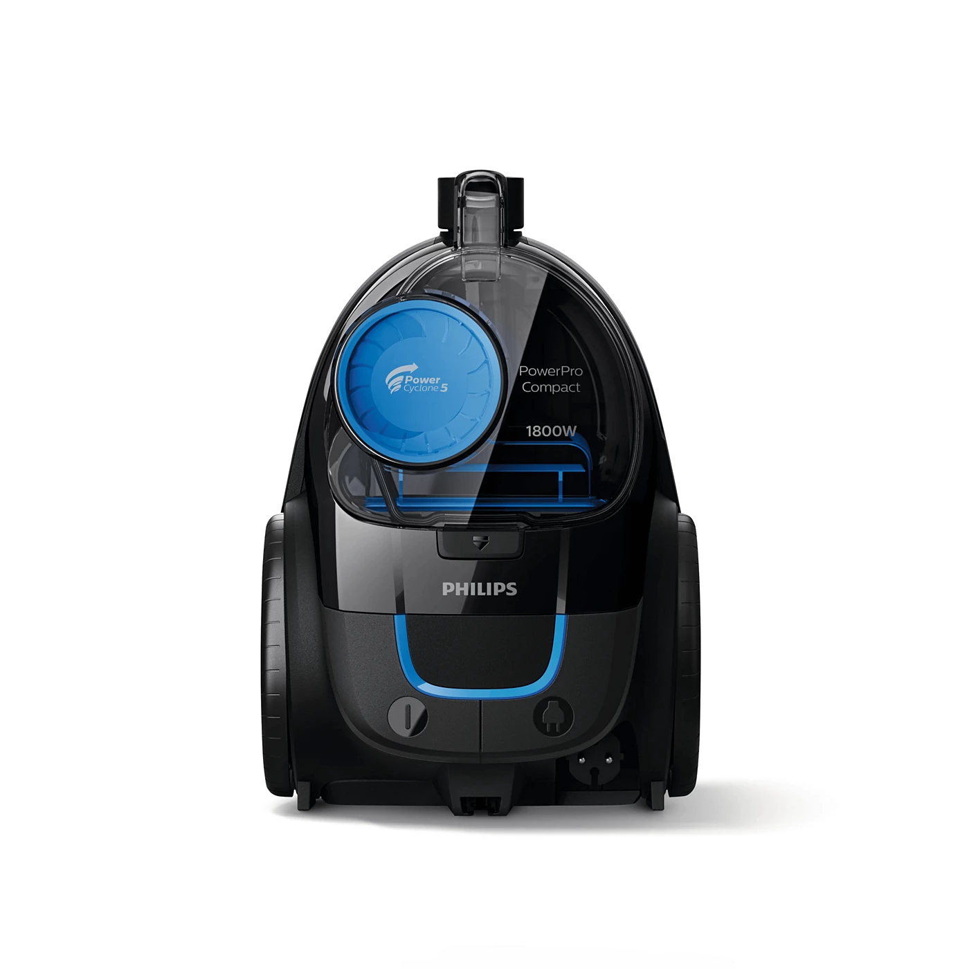 PHILIPS POWERPRO COMPACT HIGHER SUCTION POWER WITH POWER CYCLONE 5 1800W BLACK FC935062 - Image 3