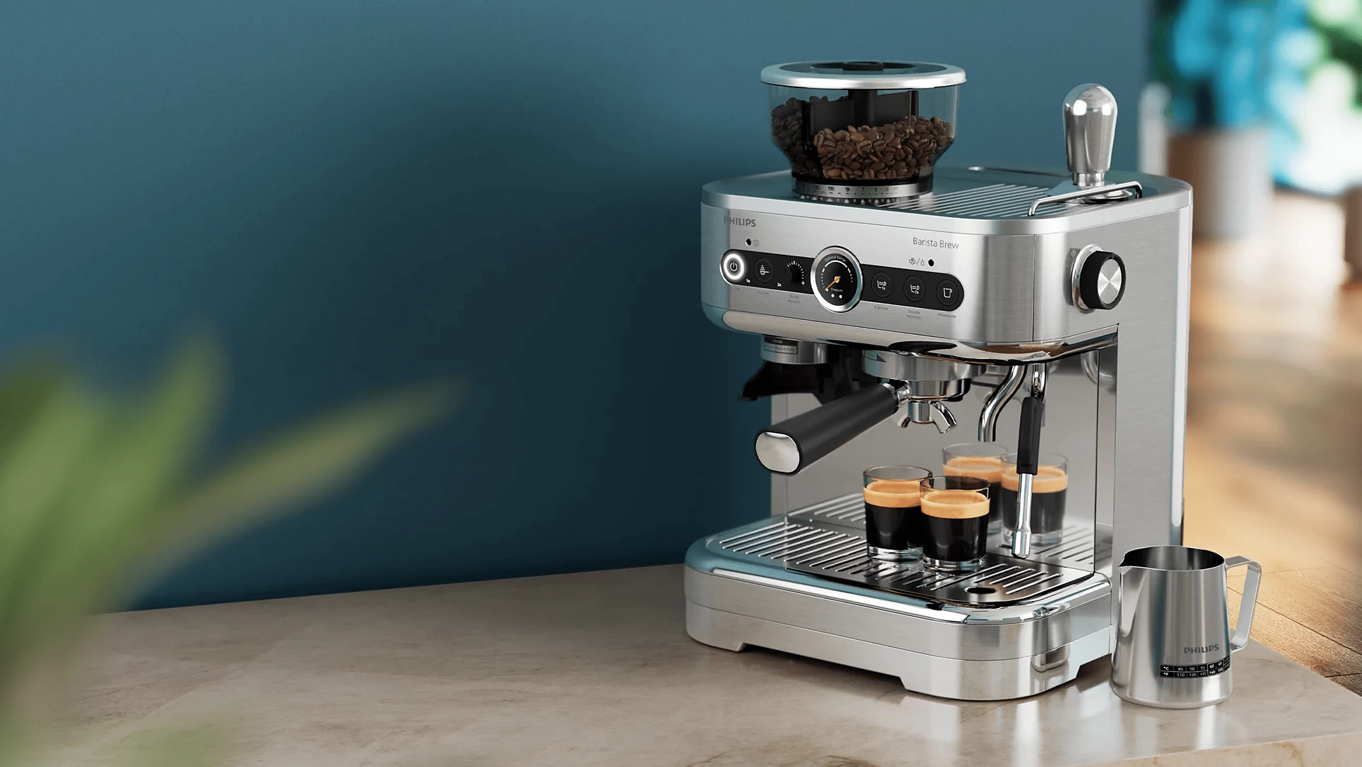 PHILIPS ESPRESSO MACHINE BARISTA BREW SILVER PSA3228001 - Image 2