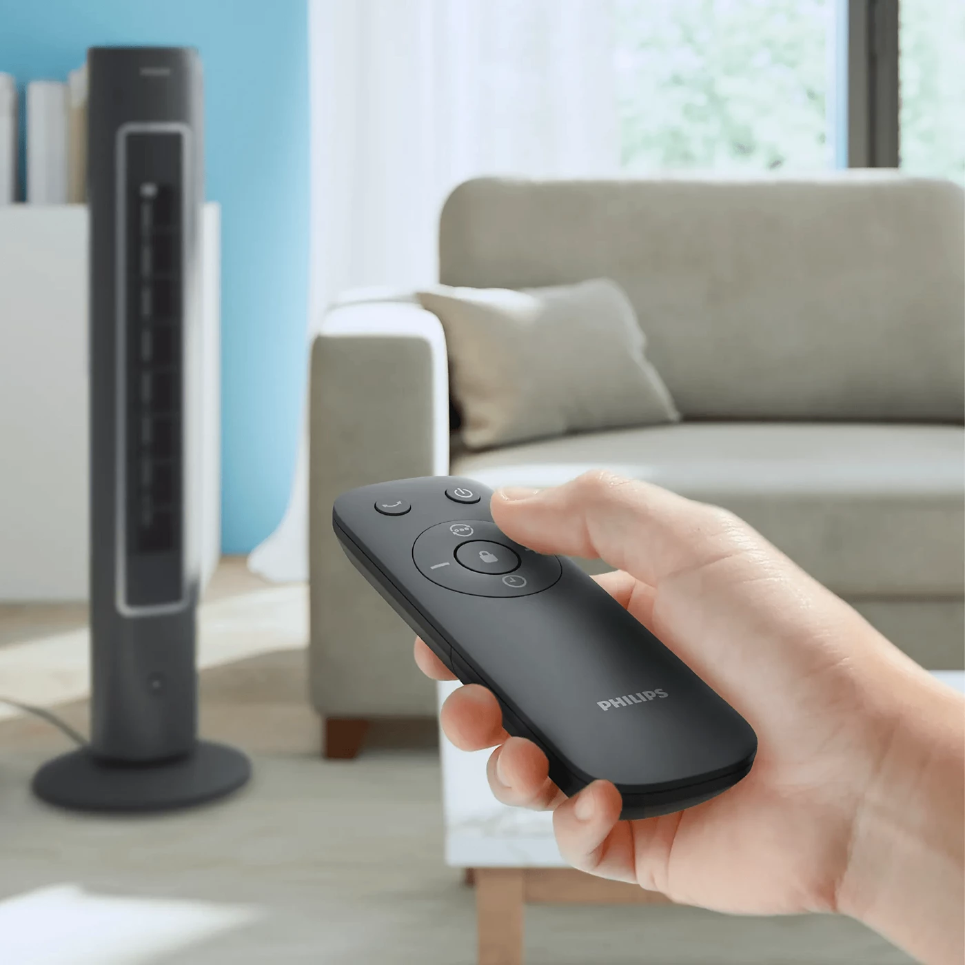 PHILIPS TOWER FAN 5000 SERIES HIGH ROTATION VELOCITY WITH STRONG AIR FLOW CX553511 - Image 6