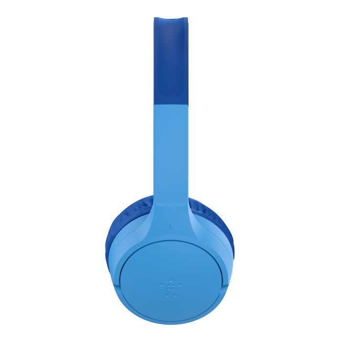 BELKIN SOUNDFORM MINI WIRELESS ON EAR HEADPHONES FOR KIDS WITH USB C BLUE AUD002BTBLV3 - Image 5