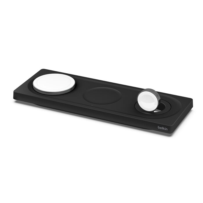 BELKIN BOOST CHARGE PRO 3 IN 1 WIRELESS CHARGING PAD WITH MAGSAFE BLACK WIZ016MYBK - Image 2