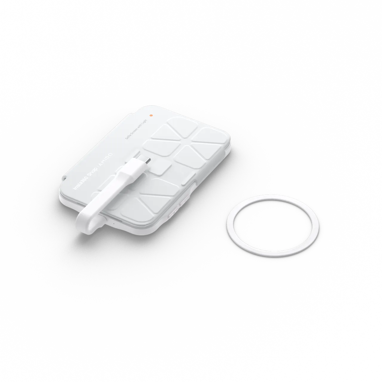 INSTA360 SNAP SELFIE SCREEN WITH LIGHT WHITE CINSFAVE - Image 5