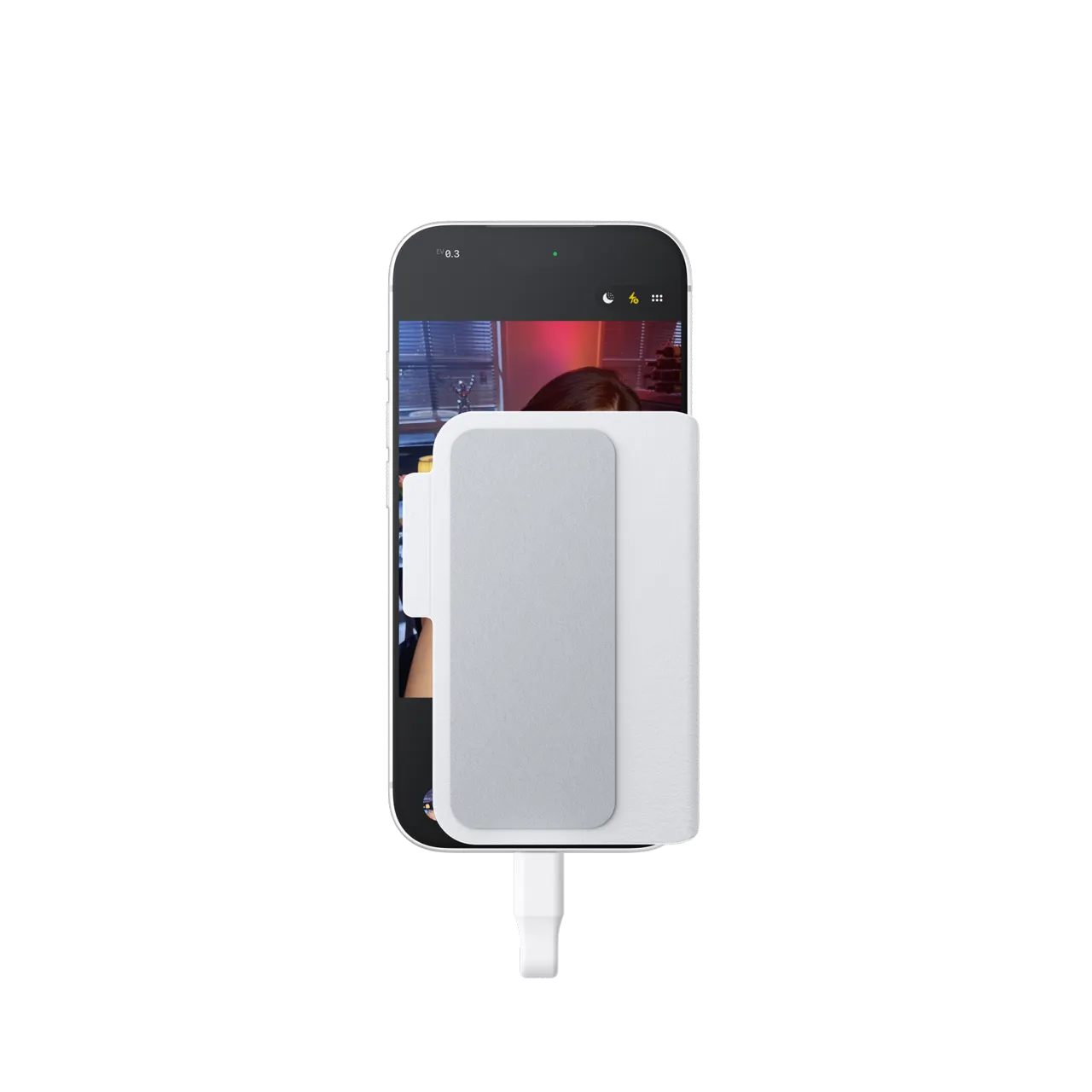 INSTA360 SNAP SELFIE SCREEN WITH LIGHT WHITE CINSFAVE - Image 3