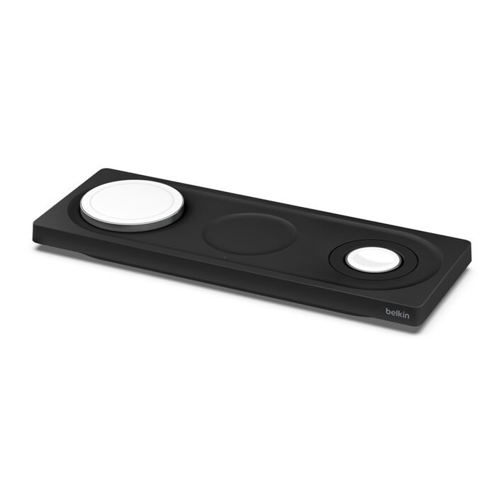 BELKIN BOOST CHARGE PRO 3 IN 1 WIRELESS CHARGING PAD WITH MAGSAFE BLACK WIZ016MYBK - Image 3