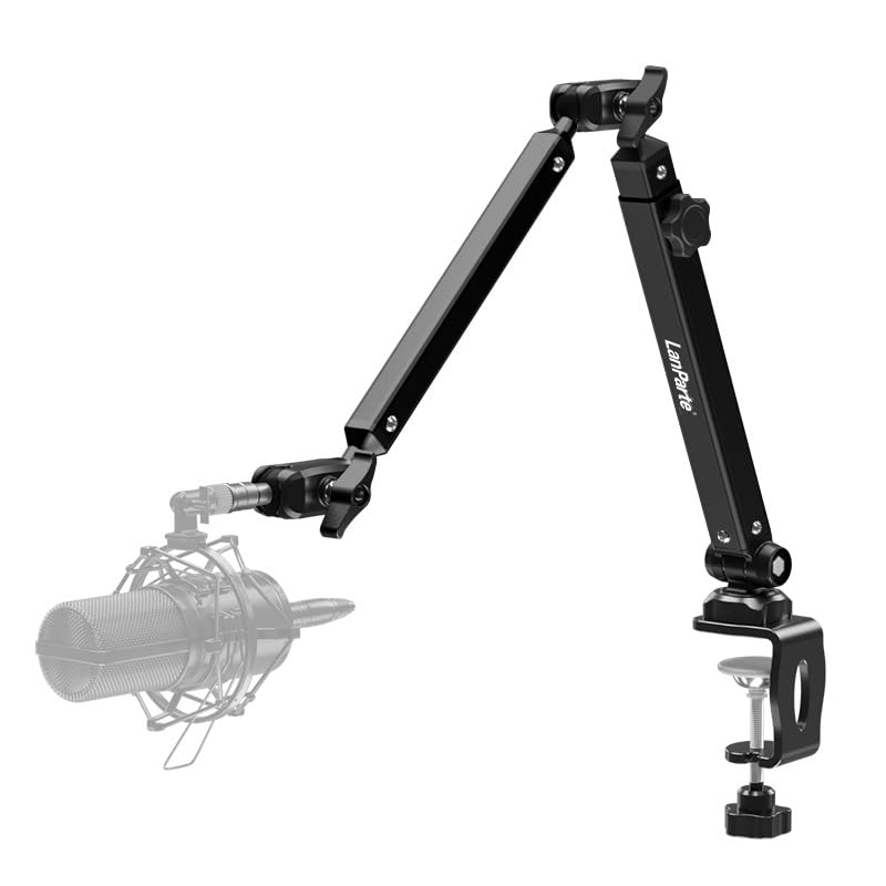 LANPARTE MICROPHONE HOLDER STAND WITH DESKTOP CLAMP DMS-01 - Image 2