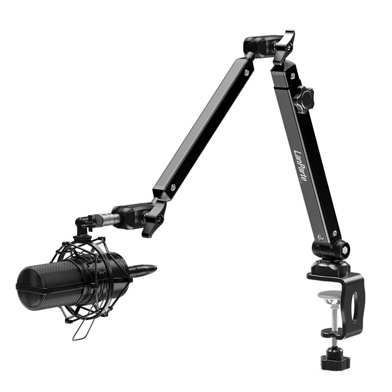 LANPARTE MICROPHONE HOLDER STAND WITH DESKTOP CLAMP DMS-01 - Image 4