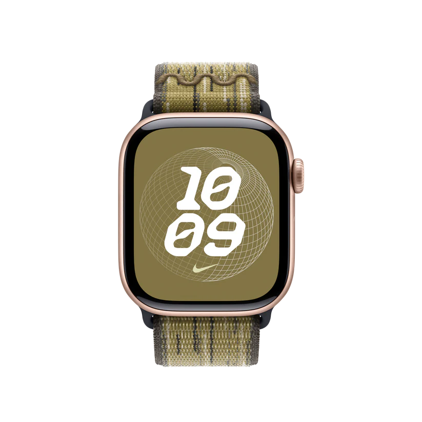 APPLE WATCH 42MM GREEN/GRAY NIKE SPORT LOOP MXTY3 - Image 3