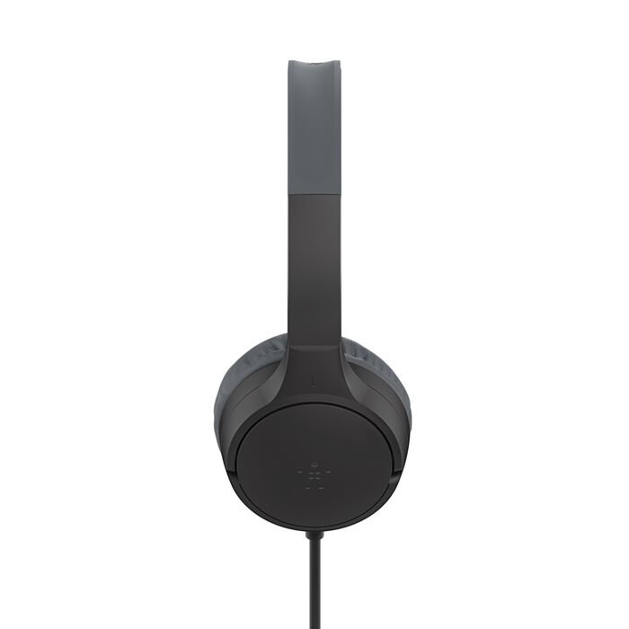 BELKIN SOUNDFORM MINI WIRED KIDS HEADPHONES USB C AND 3.5MM COMPATIBILITY BLACK AUD010HQBK - Image 2