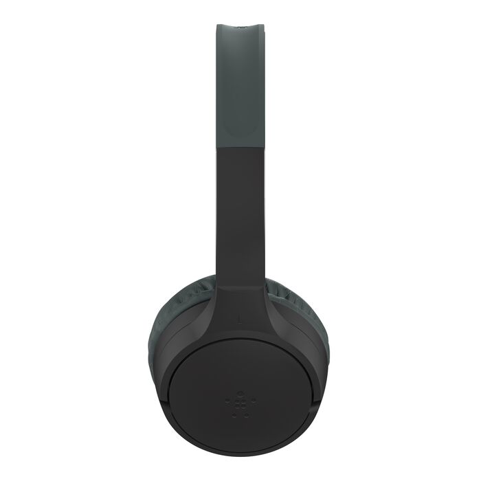 BELKIN SOUNDFORM MINI WIRELESS ON EAR HEADPHONES FOR KIDS WITH USB C BLACK AUD002BTBKV3 - Image 5
