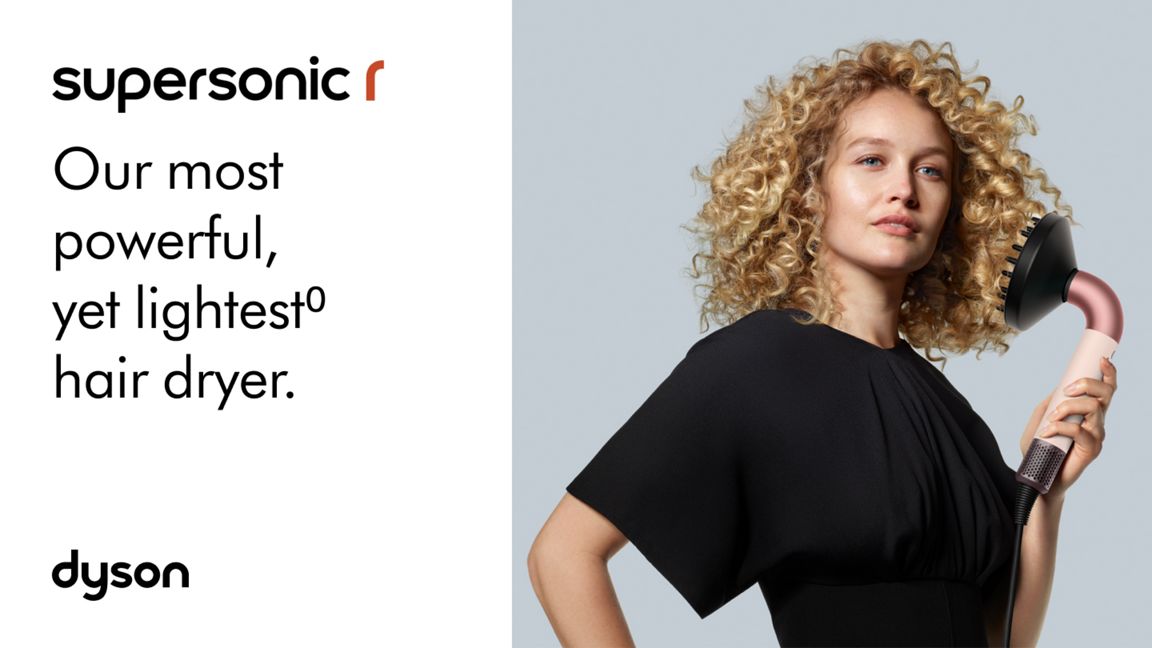 DYSON SUPERSONIC R HAIR DRYER CURLY+COILY CERAMIC PINK ROSE GOLD HD17 - Image 2