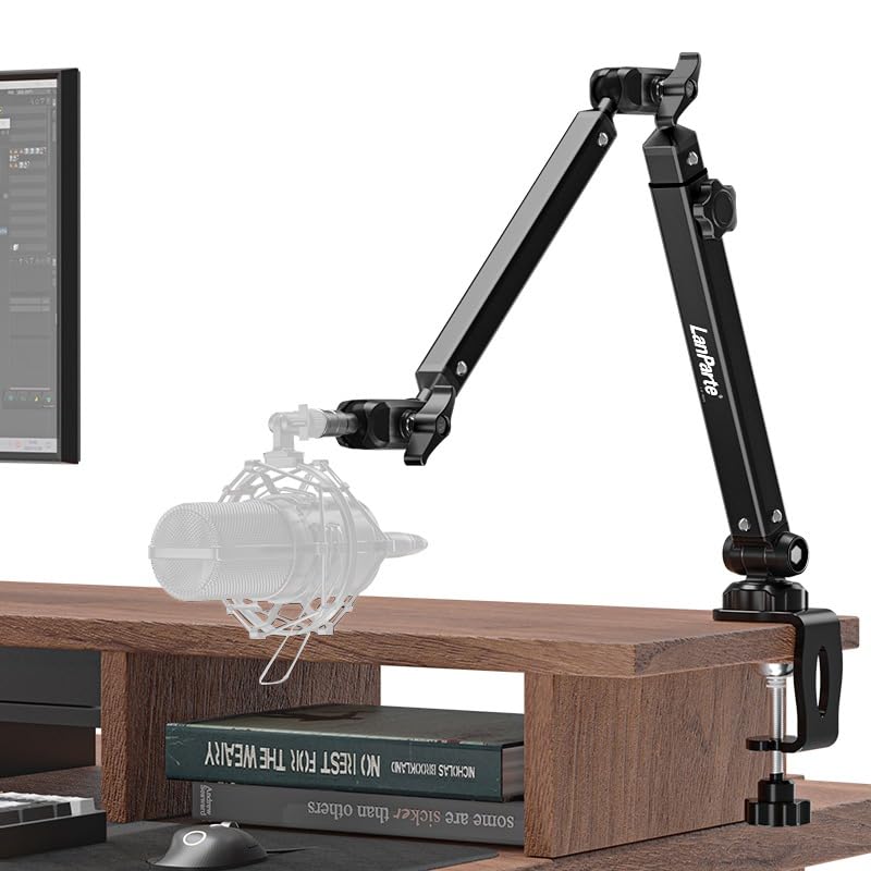 LANPARTE MICROPHONE HOLDER STAND WITH DESKTOP CLAMP DMS-01 - Image 3