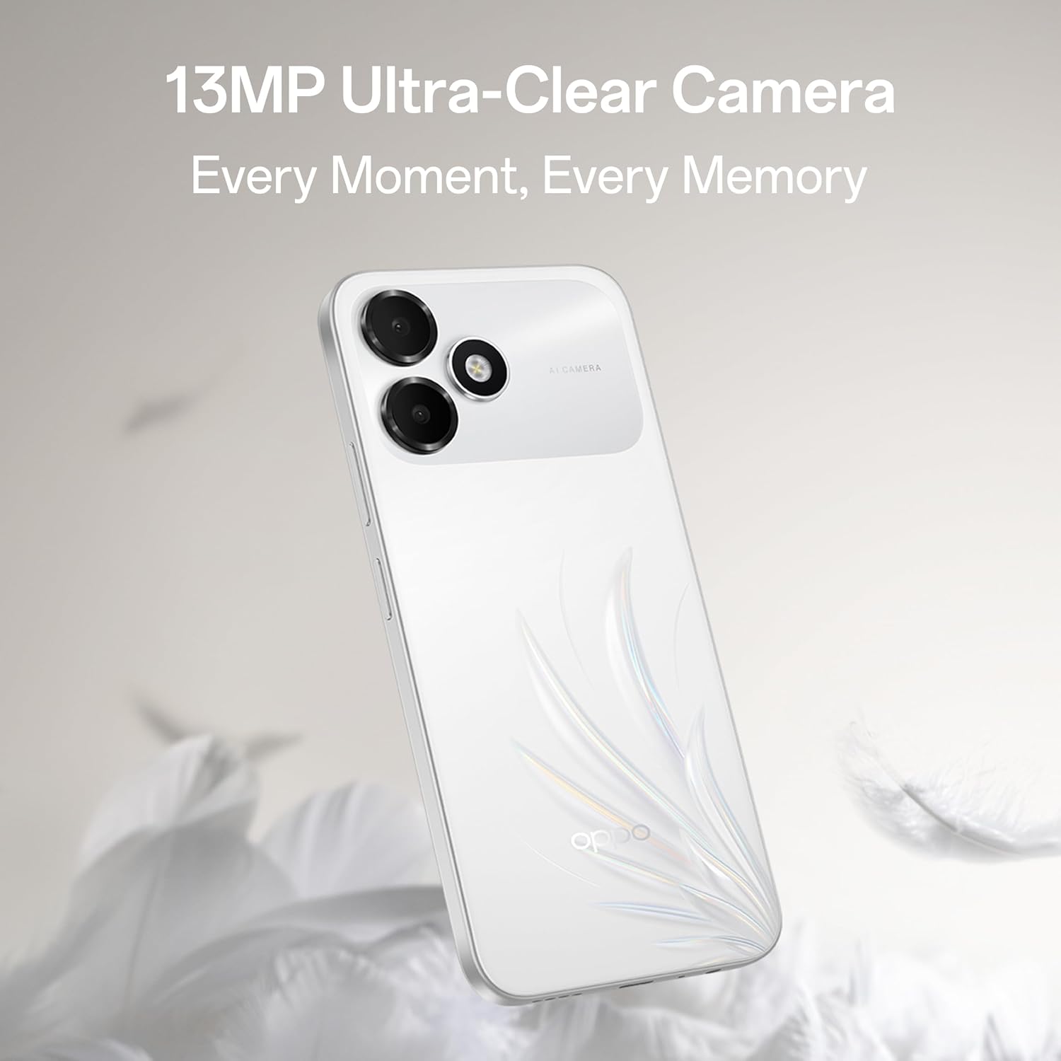 OPPO A6C 4GB-128GB FEATHER WHITE WITH WIRELESS SPEAKER CPH2895 - Image 5
