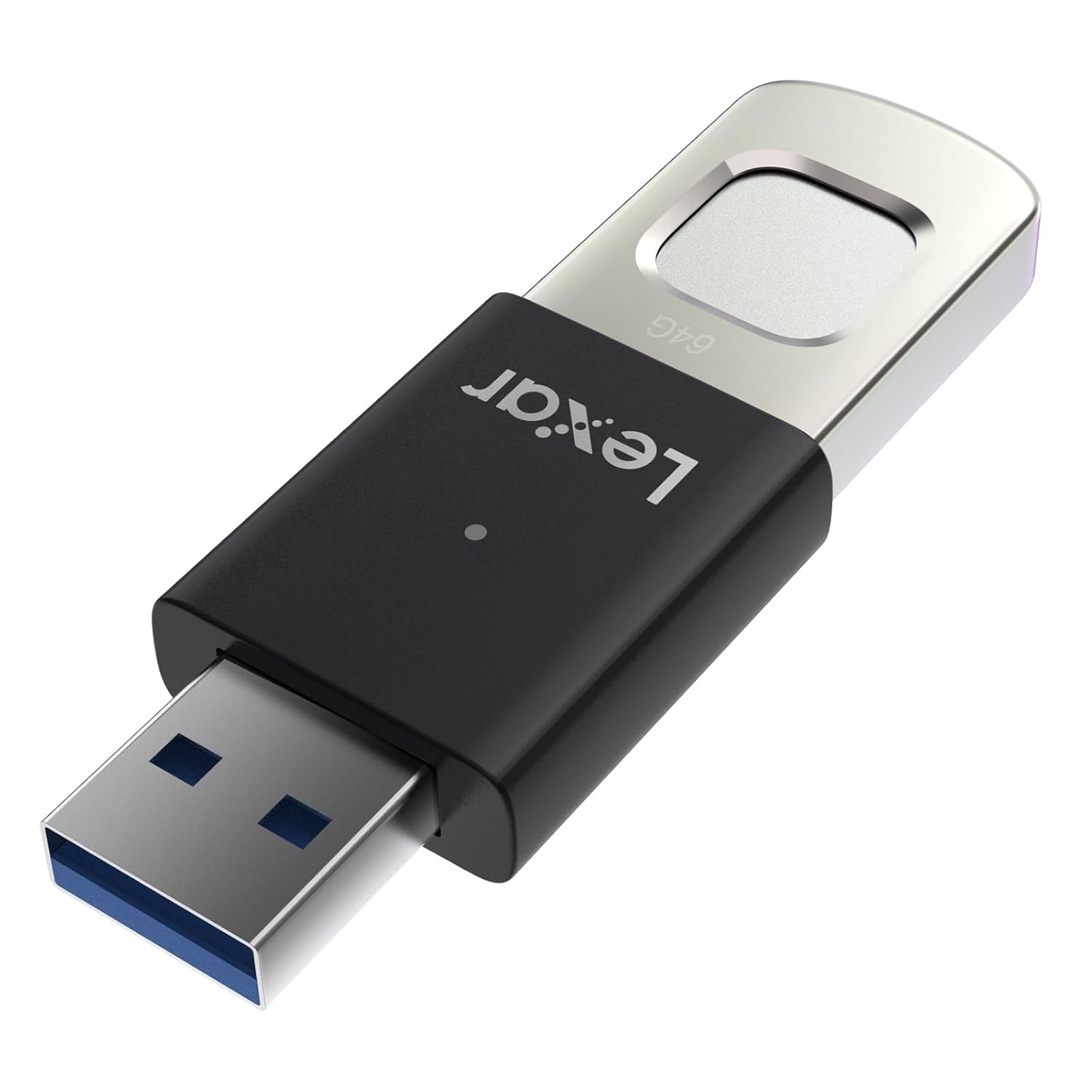 LEXAR JUMPDRIVE FINGER PRINT F35 PRO USB 3.2 GEN 1 400MBS 128GB LJDF35P128G-RNBNG - Image 2