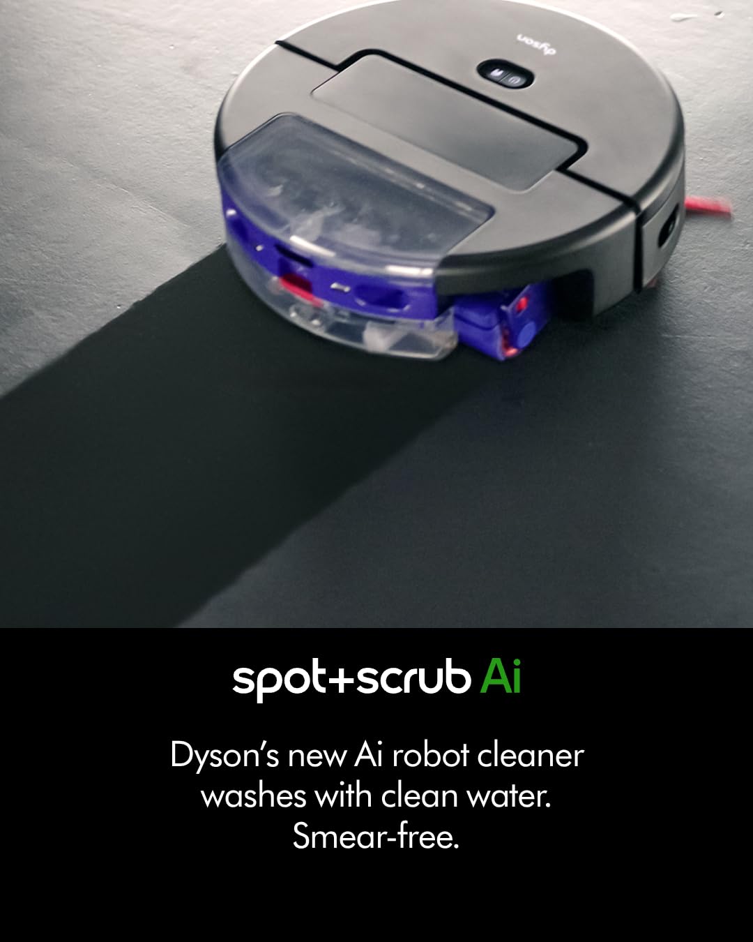 DYSON SPOT+SCRUB AI ROBOT VACCUM VACUUM CLEANER BLACK-BLUE RB05-A - Image 6