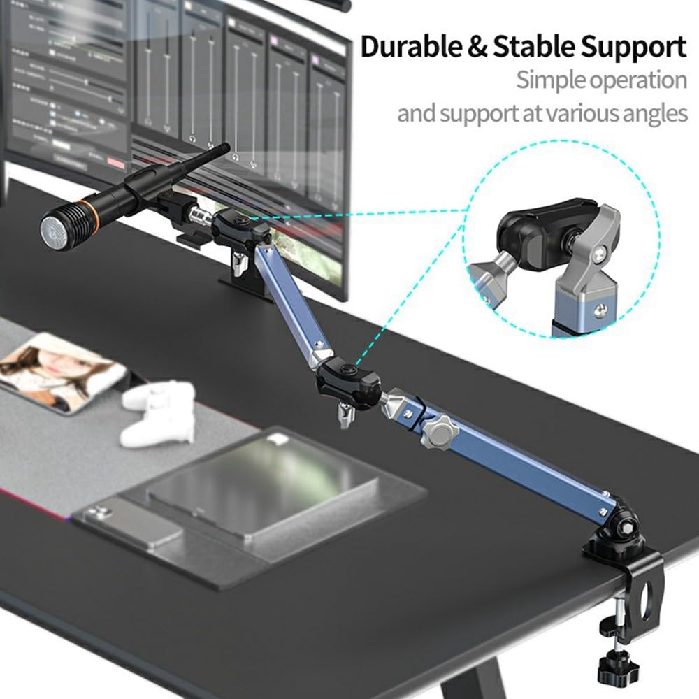 LANPARTE MICROPHONE HOLDER STAND WITH DESKTOP CLAMP DMS-01 - Image 5