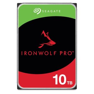 Power your storage solutions with the SEAGATE 10 TB IRONWOLF PRO 3.5 SATA 7 200 RPM 256 MB CACHE HDD ST10000NT001